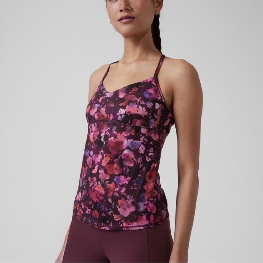 Athleta Vinyasa Printed Support Top. Size Small. New With Tags. - Picture 1 of 11